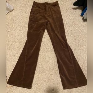 New brown corduroy bell bottoms size 26